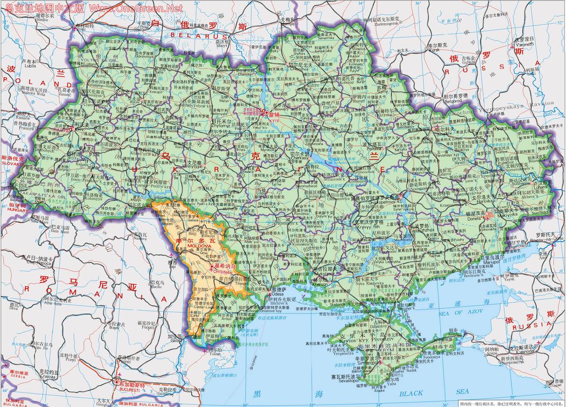 乌克兰奥尔洛夫州地图